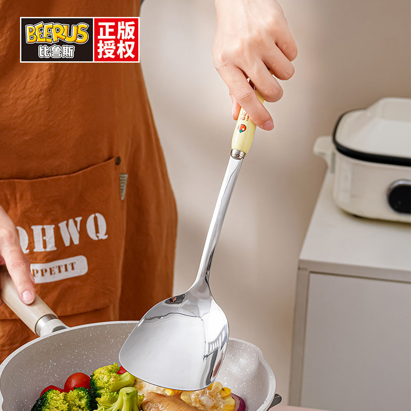 Beerus co-branded kitchenware suitfor home ceramic handle spatula rice spoon combination housewarming gift 304 stainless steel