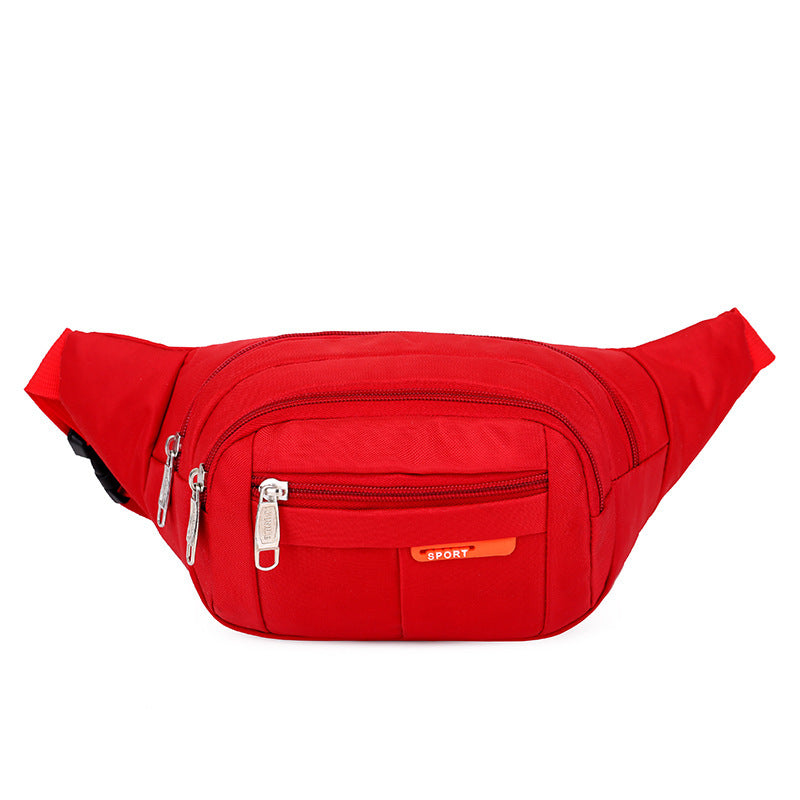 New niche men's messenger bag fashion spring and summer multi-functional breast bag fitness outdoor sports mobile phone fanny pack women