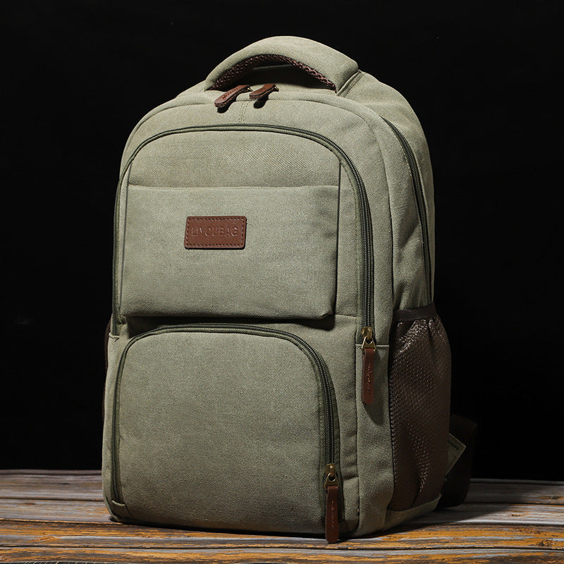 Cross-border fashionable style large-capacity backpack factory direct sales wear-resistant material anti-splashing multi-functional fashion backpack