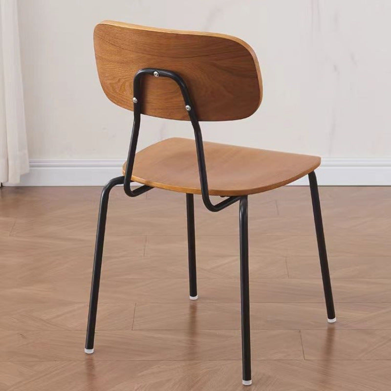 Dining chair Home Nordic medieval chair Modern Internet celebrity simple retro light luxury designer restaurant backrest stool
