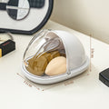 Powder puff storage box, convenient dust-proof beauty egg, skin care product makeup box with lid, cotton pad sponge egg storage box