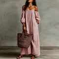 cross-border european and american women's clothing: summer dresses for women - fashionable, casual, loose-fit striped vacation dresses