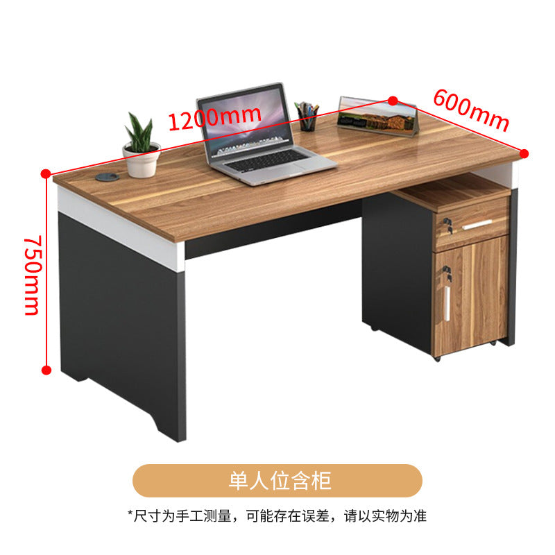 Saint li office desk and chair set - partitioned workstation for employees