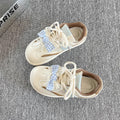 Cute bear sneakers women's 2026 new autumn easiest for match puff casualwhite shoes retrothick sole german training shoes