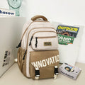 Backpack air cushion shoulder strap support pad schoolbag junior high school student schoolbag casual travel multifunctional compartment schoolbag