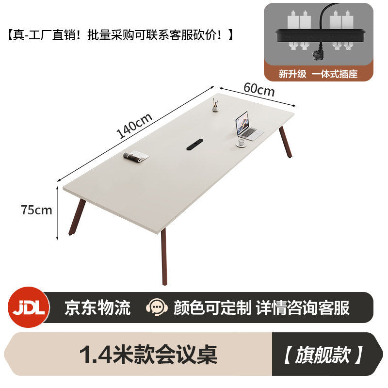 Saint li conference table long table casual modern small office desk conference room long table negotiation table and chairs office furniture