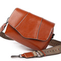 High-end oil wax leather small bag for women springnew arrival crossbody bag for women small square bag easiest for match genuine leather women's bag shoulder bag