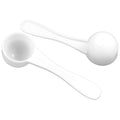 Plastic measuring spoons, mask spoons, 10ml feed, fertilizer, powder, and pesticide measuring spoons - accurate measurement, holds 10 grams of water
