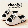 2025 new indoor home "cloud-like" platform slide sandals - women's summer thick-soled height-increasing slippers for outdoor wear