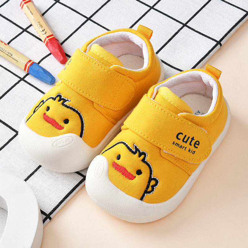 autumn collection: new fall toddler shoes for baby girls (0-1-3 years) - fabric spring/autumn first walker shoes for baby boys