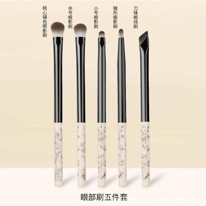 best-selling super soft hair, strong powder-catching, no-powder eye shadow blending eyebrow brush, detailed portable eye makeup brush suit