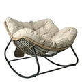 Rocking chair rocking chair recliner balcony casual chair reclining and sleeping nest chair lazy sofa chair for home