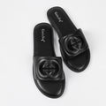 2026 women's export summer fashion versatile sandals women's shoes outdoor slippers hot pressed electric embroidery flat bottom
