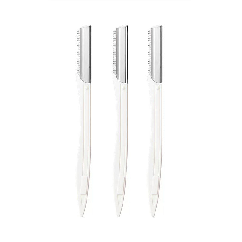 Shurmei stainless steel eyebrow razor - women's portable eyebrow shaper with safety guard - wholesale factory direct