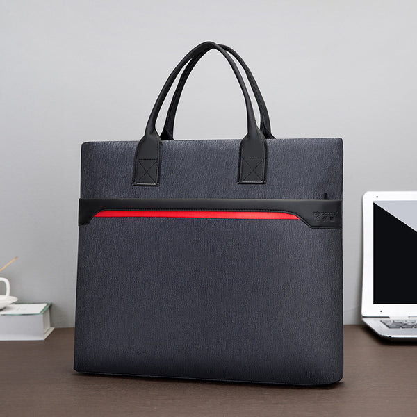 Yiyunchen Men's Briefcase Business Handbag Document Bag Women's Oxford Cloth Briefcase Meeting Bag Customization