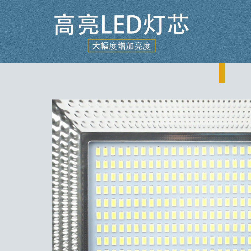 LED floodlight, outdoor low-voltage patch floodlight, waterproof high-power lighting, square ultra-thin projection light