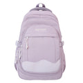 Autumnew arrival backpack female college student school bag high-looking contrast color dopamine sweet girl lightweight backpack