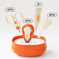 Baby nail clipper set - anti-pinch safety nail clippers for newborns, infants, and toddlers - baby care grooming tools - export customization available