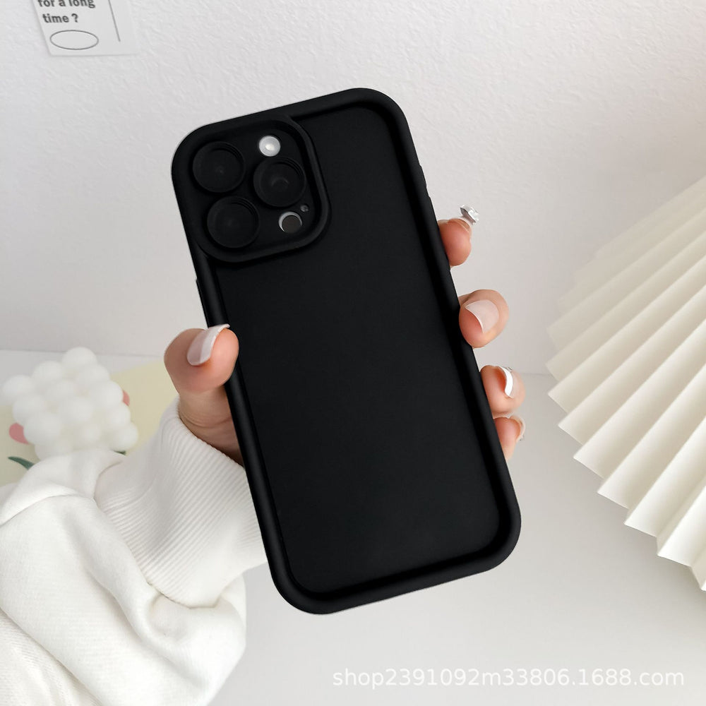 Suitable for oppoa58 emery mobile phone case a57 pure color reno12 fine hole real sky eye ladder protective cover