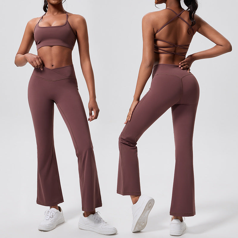versatile slimming running butt-lifting fitness wear high-waisted tight-fitting outdoor quick-drying sports dance yoga apparel - customizable