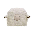 Sheep stool lazy sofa lazy shoe changing stool footrest plaid soft stool kids doll housewarming gift