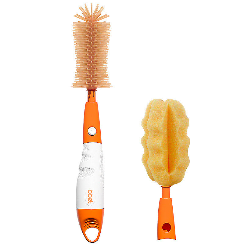 3-in-1 silicone bottle brush multifunctional detachable nipple brush baby bottle washing cup cleaning brush silicone brush