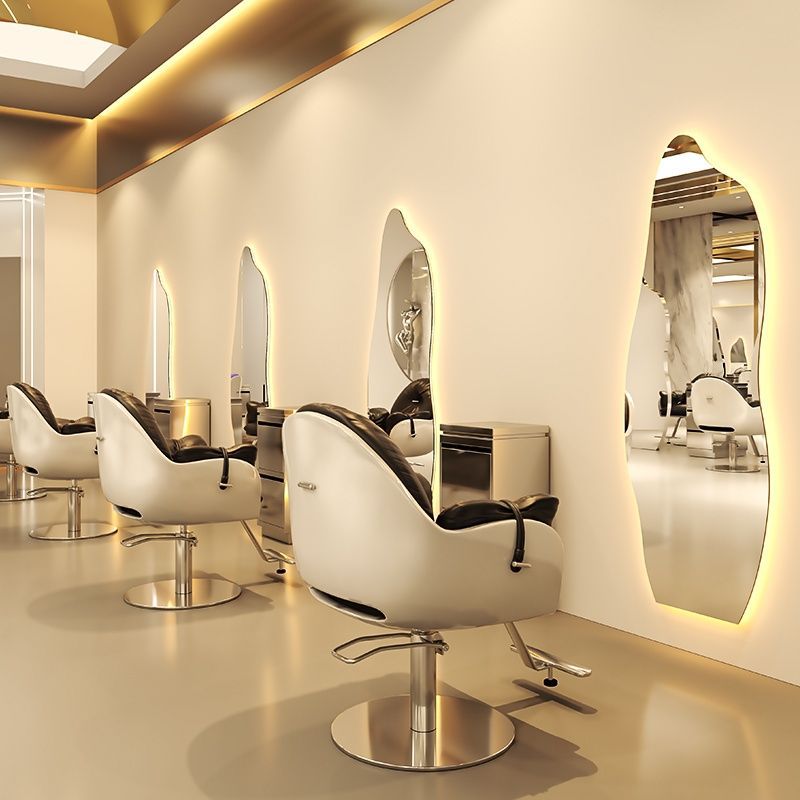 Hairdressing shop mirror table popular perm and dye hanging mirror hair salon special beauty mirror floor-standing hair cutting mirror hair salon special mirror