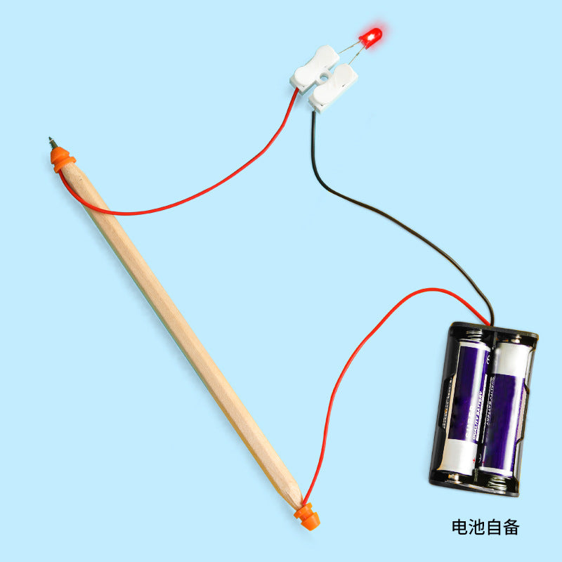 Scientific experiment DIY pencil conductive technology making circuit children handmade students school teaching aids materials wholesale