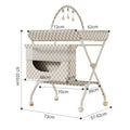 Newborn baby changing, bathing, massage, and touching table - multifunctional, portable, and foldable