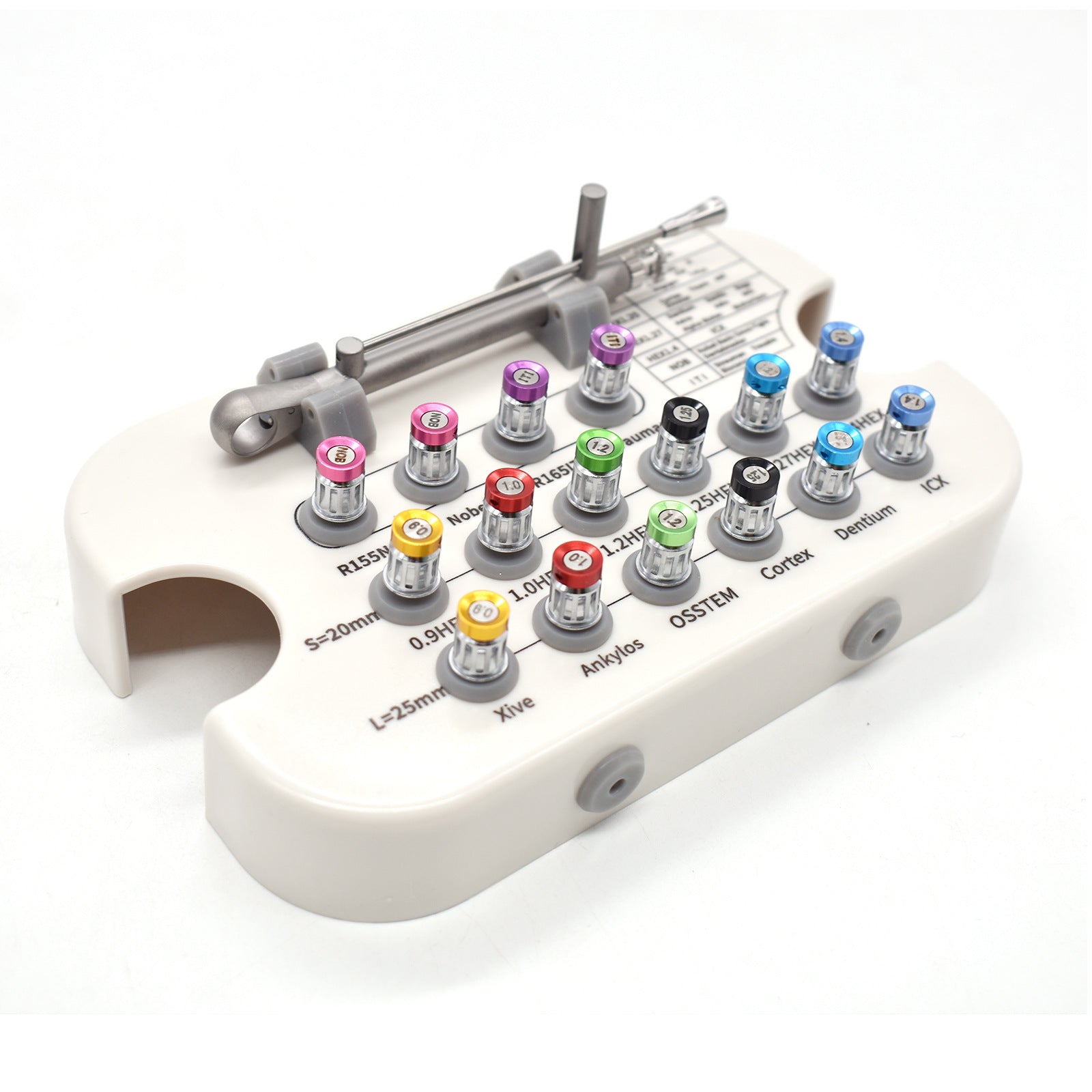 Dental implant universal tool box, multi-functional oral restoration torque wrench for Denteng ITI Aozentai