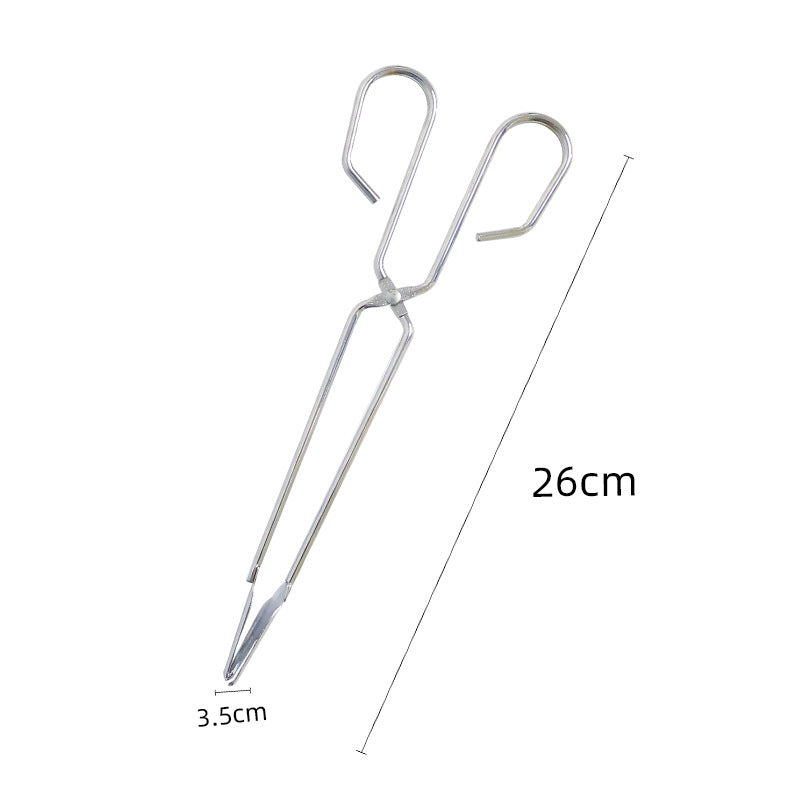 Wholesale in stock stainless steel food tongs charcoal tongs fire tongs multifunctional barbecue tongs barbecue tools accessories