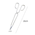 Wholesale in stock stainless steel food tongs charcoal tongs fire tongs multifunctional barbecue tongs barbecue tools accessories