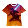 Witcher boy group 3d digital printing cross-border overseas casual loosefashion t-shirt k-pop girls t-shirt