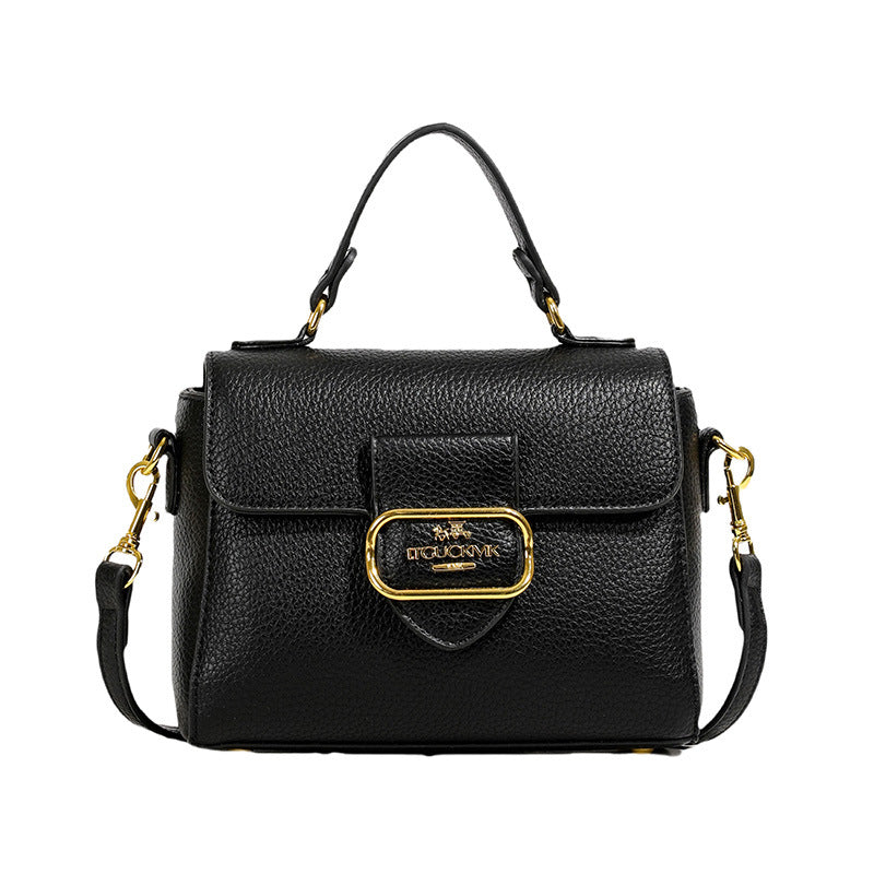 fashion bag for women, 2025 new trendy minimalist color block messenger flap top handle crossbody bag