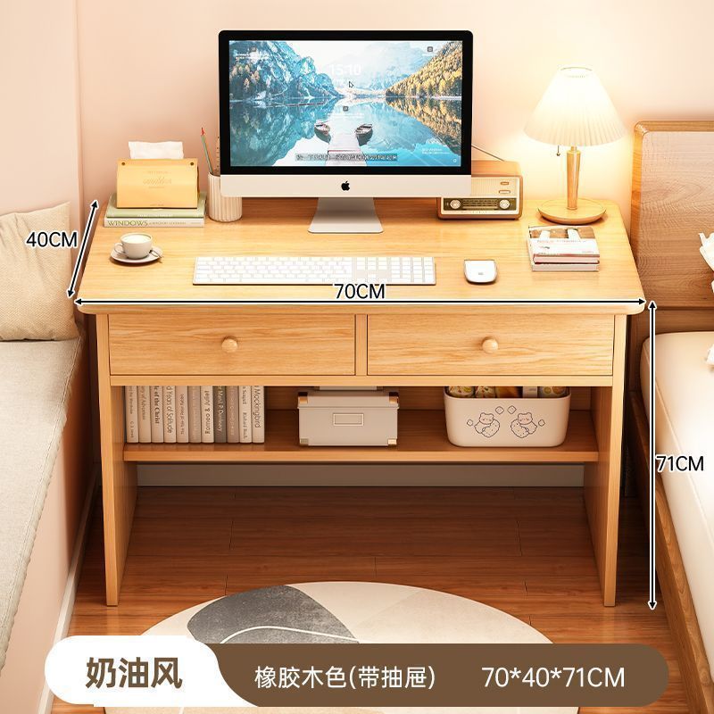 Corner desk bookshelf combo - all-in-one home study desk with drawers for students, high schoolers, and computer use