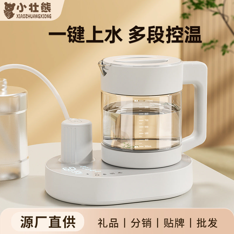 Small strong bear automatic water supply electric kettle to make tea, tea table integrated pumping household thermostatic pot to make tea pot wholesale