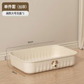Miscellaneous storage box dormitory desktop storage box toy cream style cosmetics storage box snack plastic storage box