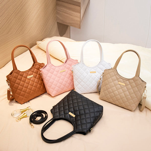 Women's bag 2023 trendy fashion simple diamond embroidered sequins decorative messenger tote bag  handbag
