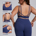 Amazon new plus size sports bra - women's sexy backless barely-there sports bra - night running shockproof yoga bra