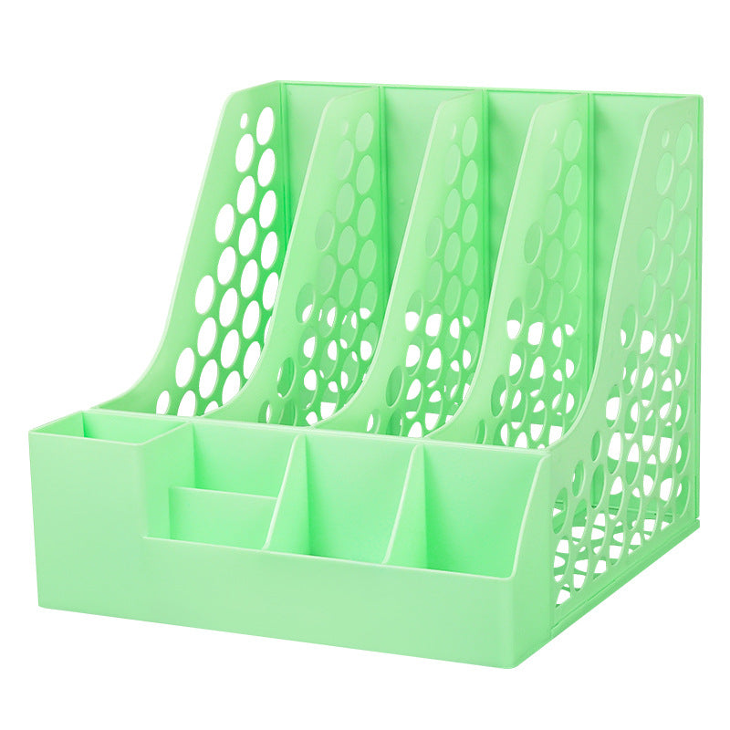 Desktop File Shelf Bookstand Desk File Shelf File Frame File Basket Data Shelf File Storage Box