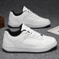 Men's spring new arrivals: trendy fashion sneakers, casual shoes, campus style korean edition, versatile white sneakers