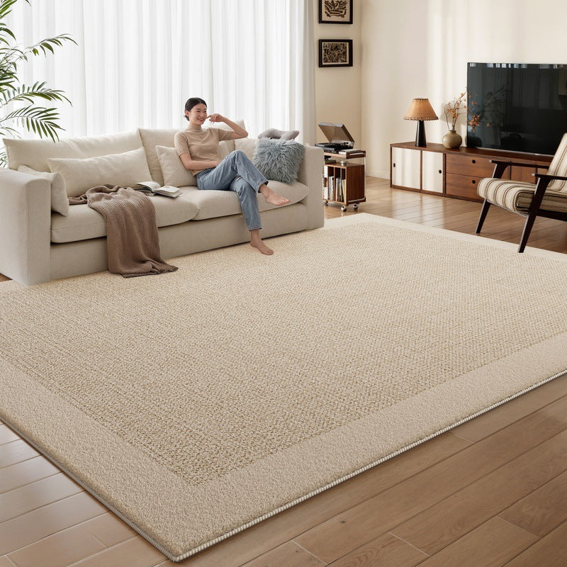 Cream style living room carpet classycasual no-wash wipeable waterproof sofa coffee table large area bedroom bedside blanket