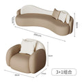 Saint-li office casual reception sofa - small apartment minimalist modern fabric irregular sofa