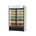 Huaer double door air-cooled frost-free beverage display cabinet refrigerator commercial freezer convenience store fruit preservation refrigerator