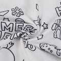 Flame-retardant fabric european and american cross-border children's pajamas diy graffiti foreign trade children's clothing wholesale