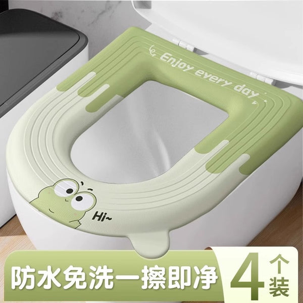 All-season universal seat cushion, winter paste-type 2024 toilet seat cushion, no-wash new household waterproof toilet
