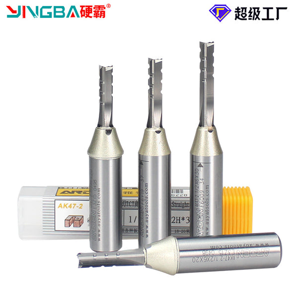 Taiwan Yadeng three-blade woodworking cutting tool high-speed chip breaking woodworking straight knife numerical control cutting machine knife head straight knife