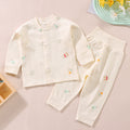 Spring & fallnew arrivalbabyintimatessuit cotton type a bonelesskids autumn clothes long johns baby high waist pants home clothes