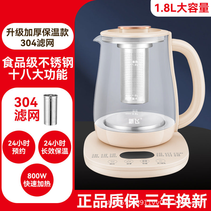 Wholesale stainless steel electric kettle from manufacturer - small appliance, home use, automatic shut-off, gift options, dropshipping available, cross-border e-commerce