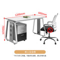 Saint li office desk - modern minimalist workstation for employees, computer desk with screen partition